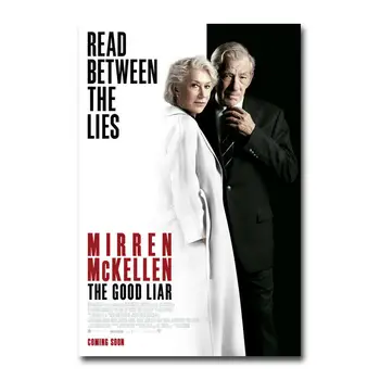 D0153 Добрият лъжец 2019 филм Мирън Маккелън копринен плат плакат арт декор вътрешен живопис подарък