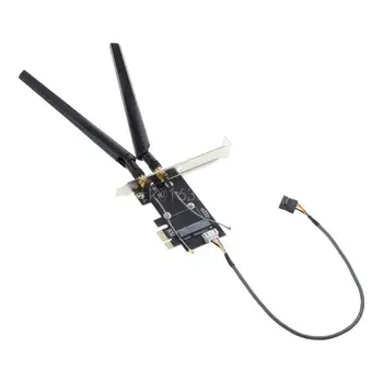 Mini PCI-Express към PCIE X1 безжичен мрежов адаптер с Bluetooth-съвместим