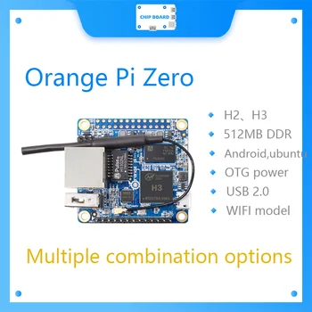 Orange Pi Zero 512MB H2 H3+ Едноплатков компютър с отворен код, Run Android 4.4, Ubuntu, Debian Image