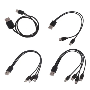 Мулти кабел за зареждане Multi USB кабел 3 4 в 1 множествен кабел за зареждане
