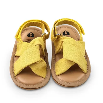 Сладки и удобни летни бебешки сандали - меки обувки без хлъзгане за момчета и момичета, възраст 0-18 месеца